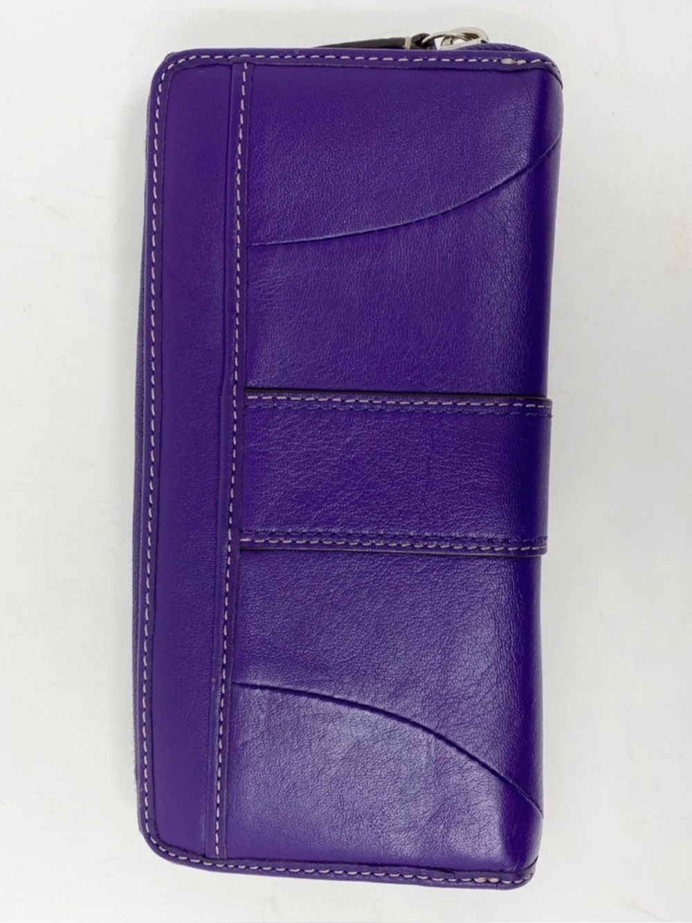 Coach Vintage Deep Purple Soho Zip Around Wallet - Picture 2 of 13